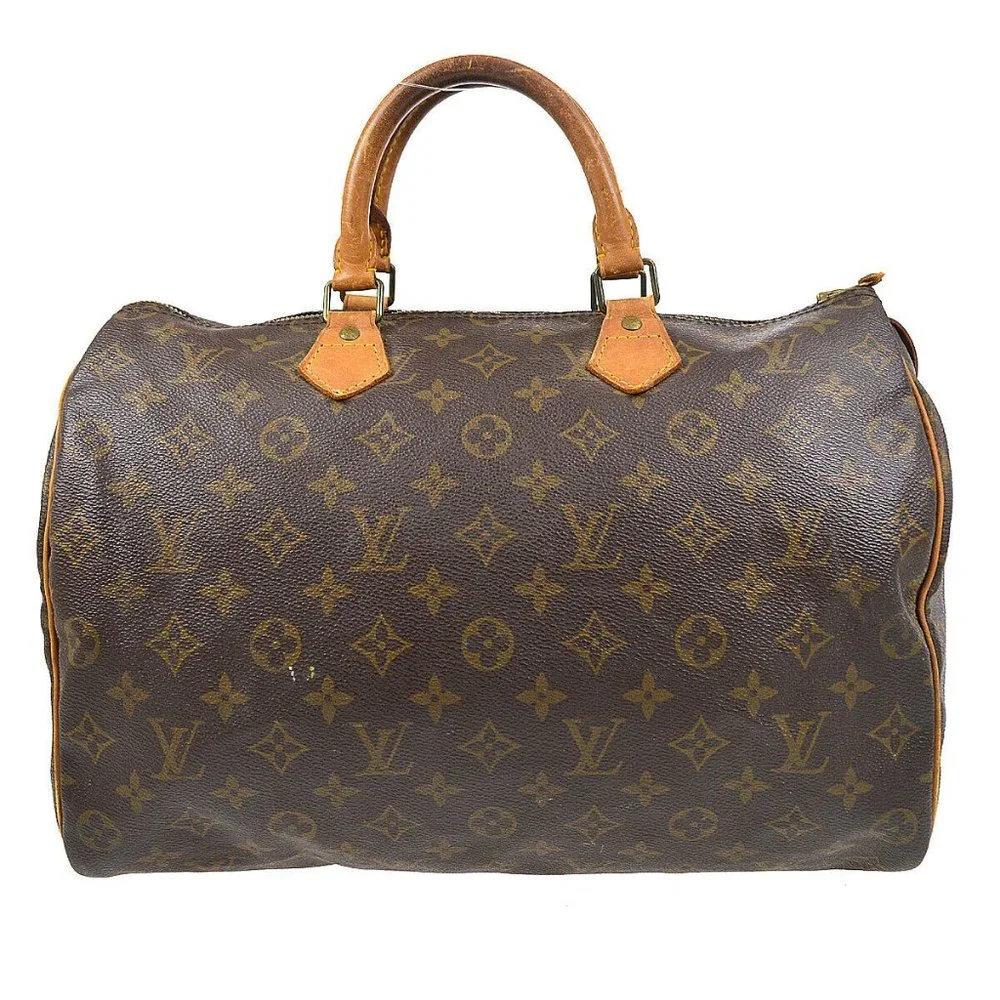 Auth Louis Vuitton Speedy 35 Hand Bag #25307L37B - Picture 1 of 13